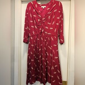 Emily And Finn XXL Deco Patterned Dress Retro Dress